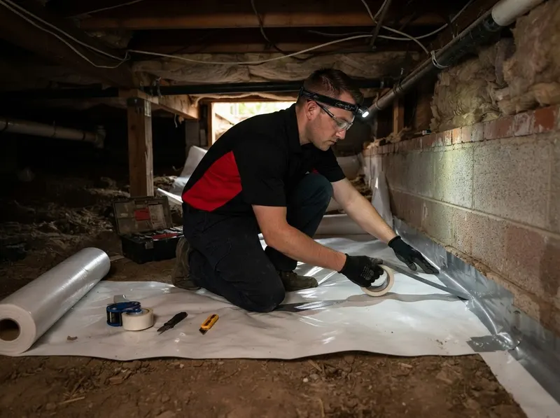 Crawl Space Vapor and Pest Sealing in Sacramento, CA